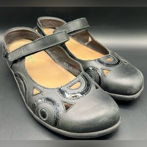 Naot- Women's‎ Black Mary Jane Shoes, Size: 40, Leather